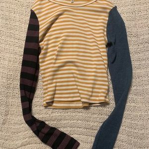 urban outfitters striped long sleeve